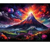 CYQFEZ Puzzle 1000 Pieces，Colorful Puzzle,Abstract Landscapes Posters ，Adult Personalised Challenge Toys,Family Fun Challenge Toys,Yz429Wz