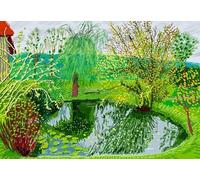 CYQFEZ Puzzle 1000 Pieces - Hockneys Art Oil Painting Posters Jigsaw - Colorful Ability Game For The Whole Family Adult Qz104Zp