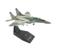 CYQOCD 1:100 For Russian Mig-29 Alloy Green Mini Fighter Jet With Display Stand For Military Collectors