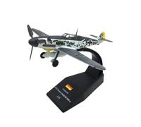 CYQOCD 1/72 For BF109 BF-109 Plane Fighter Scale Metal Military Aircraft Model Display Multi-Color(Grey)