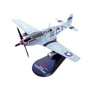CYQOCD 1/72 For Mustang P-51B P-51 P51B Fighter P51 Finished Alloy Aircraft Model Multi-Color Decoration(Blue)