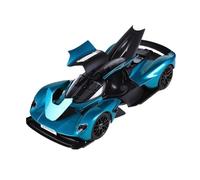 CYQOCD Collectible Race Car Model 1:18 For Aston Martin Valkyrie Alloy Full Door Design Car Model Supercar Ornaments Collection Bedroom Decoration(Green)