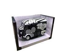 CYQOCD Collectible Race Car Model 1:18 For Citroen Type HY Breizh 1969 Alloy Car Model Large Transport Vehicle Black Realistic Vehicle Bedroom Decoration