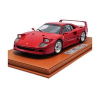 CYQOCD Collectible Race Car Model 1 18 For Ferrari F40 Collector's Edition Red Green Simulation Ornament Alloy Car Model Space Collection Bedroom Decoration(Red)