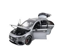CYQOCD Collectible Race Car Model 1:18 For Mercedes-Benz A45 AMG NZG 2023 Classic Simulation Alloy Car Model Interior Decoration Bedroom Decoration(Grey)