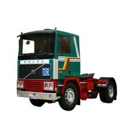 CYQOCD Collectible Race Car Model 1:18 For Volvo F12 20 Tractor Trailer Alloy Truck Model Hobbyist Collection Engineering Vehicles Bedroom Decoration(Green)