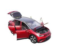 CYQOCD Collectible Race Car Model 1:18 For Vw Id4 Id.4 X Suv Alloy New Energy Car Model Diecast Ornaments Vehicles Send A Boyfriend Bedroom Decoration(Red)