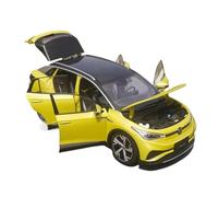CYQOCD Collectible Race Car Model 1:18 For Vw Id4 Id.4 X Suv Alloy New Energy Car Model Diecast Ornaments Vehicles Send A Boyfriend Bedroom Decoration(Yellow)