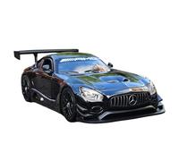 CYQOCD Collectible Race Car Model 1:24 For Mercedes-Benz AMG GT3 Racing Version Realistic Alloy Car Model Suitable For Teenagers Bedroom Decoration(Black)