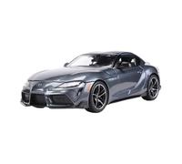 CYQOCD Collectible Race Car Model 1:24 For Toyota Supra Simulation Display Alloy Car Model Toy Collection Toy Cars Ornaments Bedroom Decoration(Grey)