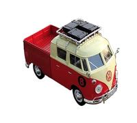 CYQOCD Collectible Race Car Model 1:24 For Volkswagen T1 Bus Scale Vehicle Alloy Die-cast Car Model Bus Model Display Stand Ornaments Bedroom Decoration