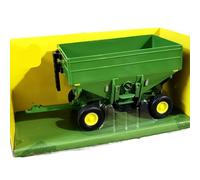 CYQOCD Collectible Race Car Model 1/32 For John Deere Farm Machinery Trailer Bucket Grain Truck Alloy Tractor Model Collection Display Bedroom Decoration