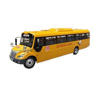 CYQOCD Collectible Race Car Model 1:42 For Yutong Bus ZK6109DX School Bus S11 Bus Realistic Alloy Vehicle Family Viewing Bedroom Decoration(Yellow A)