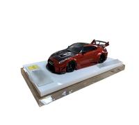 CYQOCD Collectible Race Car Model 1:43 For Nissan GTR R35 35GT-RR Alloy Red Car Model Collection Supercar Model Travel Toy Bedroom Decoration