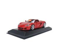 CYQOCD Collectible Race Car Model 1:43 For Porsche Carrera GT 2003 Red Die-cast Model Alloy Vehicle Display Stand Ornament Souvenir Bedroom Decoration