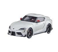 CYQOCD Collectible Race Car Model 1:43 For Toyota Gr Supra Launch Edition 2019 White Alloy Scale Model Static Vehicle Ornament Bedroom Decoration