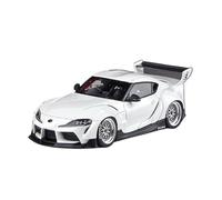 CYQOCD Collectible Race Car Model 1:43 For Toyota Pandem Gr Supra Ver.1 2019 Resin Vehicle Multicolor Limited Edition Realistic Model Bedroom Decoration(White)