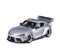CYQOCD Collectible Race Car Model 1:43 For Toyota Pandem Gr Supra Ver.1 2019 Resin Vehicle Multicolor Limited Edition Realistic Model Bedroom Decoration(Silver)