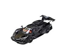 CYQOCD Collectible Race Car Model 1/64 For Apollo Helios IE Resin Car Model Metal Vehicles Collector's Edition Players Must Have Models Bedroom Decoration(Black)