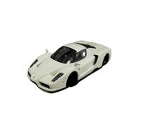 CYQOCD Collectible Race Car Model 1:64 For Ferrari Enzo White Flagship Sports Car Alloy Small Scale Model Vehicle Enthusiasts Collection Bedroom Decoration