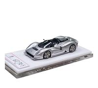 CYQOCD Collectible Race Car Model 1:64 For Ferrari Prancing Horse 612 P4-5 Resin Car Model Indoor Decoration Display Display Bedroom Decoration(Silver)