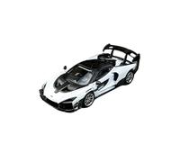 CYQOCD Collectible Race Car Model 1:64 For Mclaren Senna GTR White Black Alloy Car Model Metal Toy Vehicle Classics Scale Souvenir Bedroom Decoration