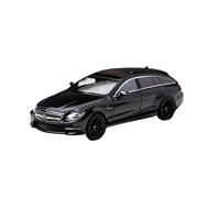 CYQOCD Collectible Race Car Model 1:64 For Mercedes-Benz AMG CLS63 Devil's Eye Sedan Shooting Brake Alloy Car Model Desktop Ornament Bedroom Decoration(Black)