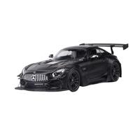 CYQOCD Collectible Race Car Model 1/64 For Mercedes Benz Rhino AMG GTS Alloy Sedan Car Model Scale Vehicle Home Display Decoration Bedroom Decoration(Black)
