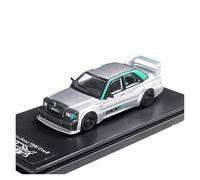 CYQOCD Collectible Race Car Model 1:64 For Mercedes-Benz W201 190E EVOII Modified Edition Alloy Car Model Window & Den Display Bedroom Decoration