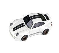 CYQOCD Collectible Race Car Model 1:64 For Porsche 993 RWB 400R Red And White Resin Supercar Car Model Limited Edition Model Bedroom Decoration(White)