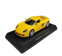 CYQOCD Collectible Race Car Model 1/64 For Porsche Carrera GT Yellow Alloy Classic Sedan Model Die-cast Car Display Stand Display Bedroom Decoration