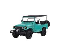 CYQOCD Collectible Race Car Model 1:64 For Toyota Land Cruiser FJ40 Open Cover Version Decoration Simulation Off-road Vehicle Model Bedroom Decoration