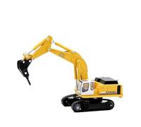 CYQOCD Collectible Race Car Model 1:87 For Crawler Excavator Model Alloy Toy Car Excavator Engineering Model Scene Simulation Game Bedroom Decoration(Yellow B)