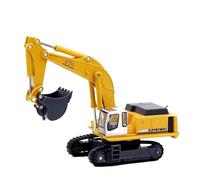 CYQOCD Collectible Race Car Model 1:87 For Crawler Excavator Model Alloy Toy Car Excavator Engineering Model Scene Simulation Game Bedroom Decoration(Yellow A)