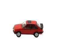 CYQOCD Collectible Race Car Model 1/87 For Ford Escort MK3 XR3 Retro Red Resin Car Model Scale Ornaments Display Viewing Bedroom Decoration