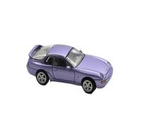CYQOCD Collectible Race Car Model 1/87 For Porsche 968 Classic Retro Style Resin Vehicle Holiday Display Purple Bedroom Decoration