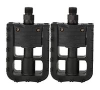 Cyrank 1 Pair Plastic Bike Folding Pedal, Bicycle Foot Rest Bike Pedals for Mountain Road Bikes