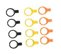 Cyrank 12 Pcs Sewing Thread Cutter Ring,Line Finger Knife Cutting Tool,Opening Ring Cutter for Sewing Jewelry Making Quilting Knitting