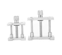 Cyrank 2PCS Watch Movement Holder Tool, Wristwatch Case Vice Clamp Repair Tool Metal Watch Movement Holder for Wristwatch Repair Maintenance