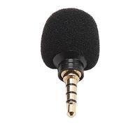 Cyrank 3.5mm Small Noise Cancelling Tiny Microphone, Professional Vocal Microphone with Windproof Sponge Tiny Microphone Mini Microphones