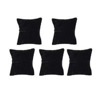 Cyrank 5PCS Watch Pillow, Watch Display Cushion, Bracelet Pillow Display, Velvet Jewelry Display Pillow, Watch Display Pillow, Small Bracelet Watch Pillow for Shows(Black)
