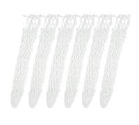 Cyrank 6PCS Billiards Nets, Hollow out Billiards Pocket Net Pool Table Pocket Mesh Replacement Cotton Thread Snooker Mesh for Training Practice Home Entertainment