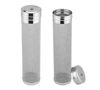 Cyrank Beer Brewing Mesh Filter, Beer Dry Hopper Filter Hop Strainer 300 Micron Filter Stainless Steel Hop Strainer Brewing Hopper Basket