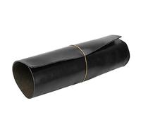 Cyrank Black Leather Sheets for Crafts, Vegetable Tanned Tooling Leather Leather Pieces Genuine Cowhide Leather Halloween Leather Sheets for DIY Crafts Sewing 30×30×0.2cm