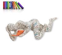 Cyrank Bookworm Sculpture Resin Abstract Thinker Sculpture, Reading Woman Figurine Resin Abstract Reading Figurine Sculptures Pulp Woman Reading Bookshelf Decor Mantelpiece Ornaments
