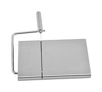 Cyrank Cheese Slicers for Block Cheese, Cheese Slicer with Wire Stainless Steel Cheese Cutter Board Butter Slicer Soap Cutter with 6pcs Cutting Wire for Kitchen