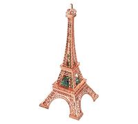 Cyrank Eiffel Tower Statue Decor, LED Eiffel Tower Lamp Colorful Paris Fashion Style, Desktop Decoration for Nightlight Bedroom Decoration Cake Topper 26cm