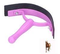 Cyrank Horse Sweat Scraper, Horse Squeegee Scraper, Weaver Leather Rubber Soft Grip Reusable Plastic Rubber Horse Sweat Scraper Horse Bathing Supplies