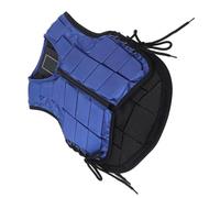 Cyrank Kids Equestrian Vest, Nylon Foam Padded Equestrian Protective Vest Horse Riding Body Protector Zipper Protector Gear Waistcoat(CS)