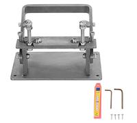 Cyrank Leather Skiver Machine Leather Splitter, Manual Leather Splitter Leather Peeling Machine DIY Leather Skiver Tools Skiving Machine Stainless Steel